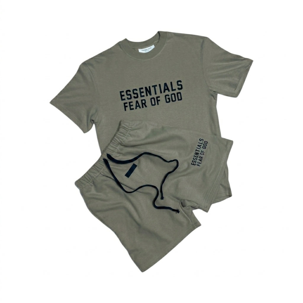 Coffret court Fear of God Essentials KAKI